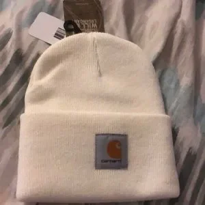 WINTER WHITE NEW ⭐️CARHARTT watch hat  cap hat NEW a18wwh.jpg?quality=80&bg-color  main image 3